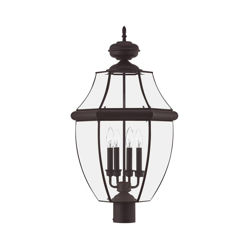 Monterey 4-Light Extra Large Outdoor Post Light in Bronze