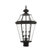 Georgetown 3-Light Large Outdoor Post Light in Black