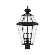 Georgetown 4-Light Extra Large Outdoor Post Light in Black