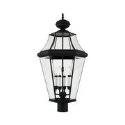 Georgetown 4-Light Extra Large Outdoor Post Light in Black