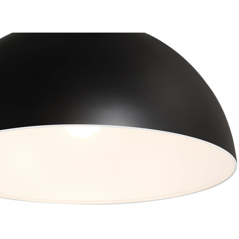 Huck Pendant in Matte Black