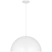 Huck Pendant in Matte White