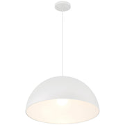 Huck Pendant in Matte White