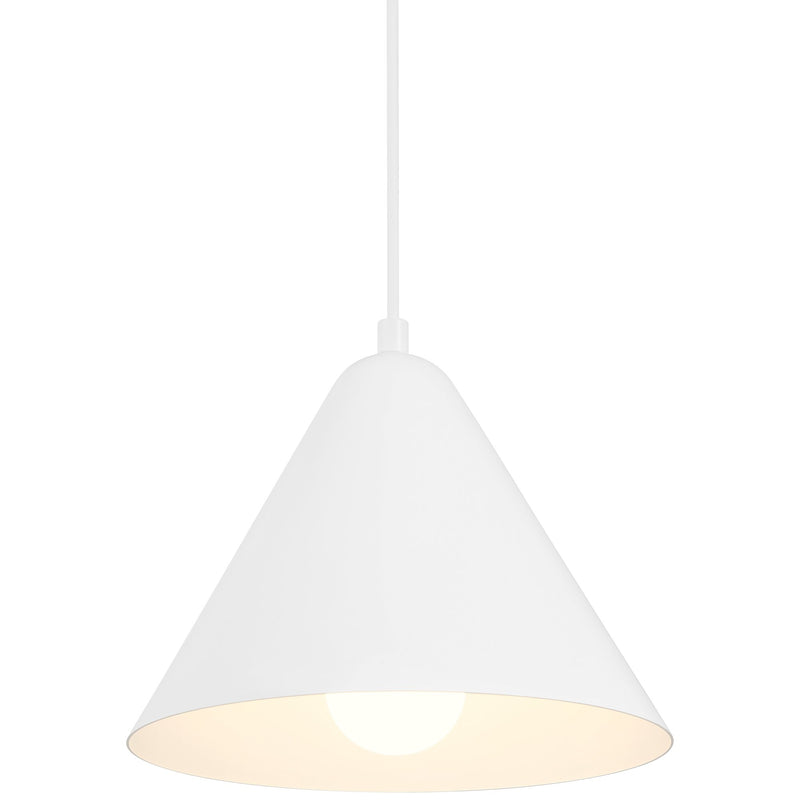 Ford LED Mini Pendant in Matte White