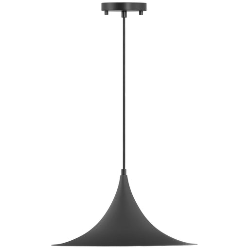 Costa Small LED Pendant in Matte Black