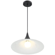 Costa Small LED Pendant in Matte Black