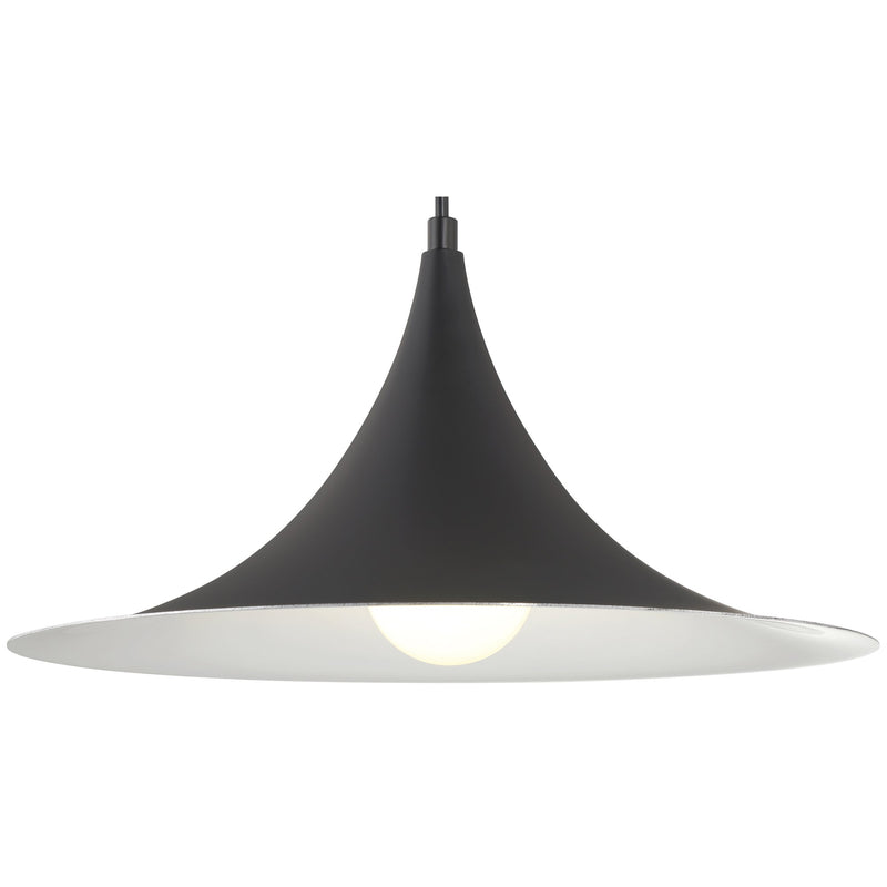 Costa Small LED Pendant in Matte Black