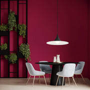 Costa Large LED Pendant in Matte Black