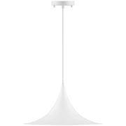 Costa Small LED Pendant in Matte White