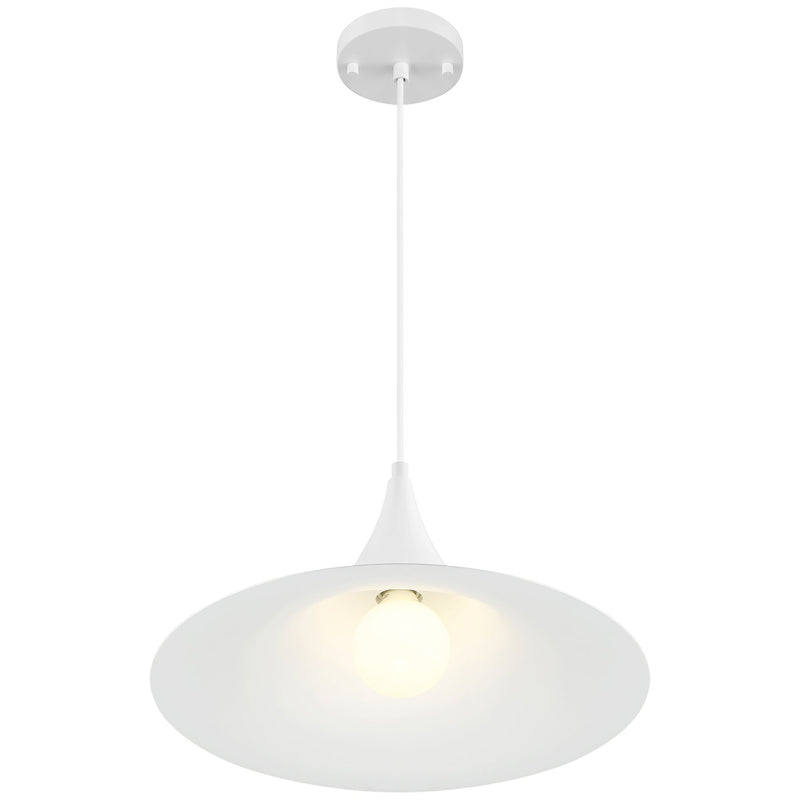 Costa Small LED Pendant in Matte White