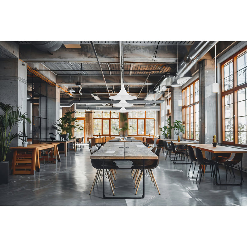 Costa Large LED Pendant in Matte White