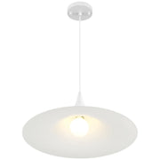 Costa Large LED Pendant in Matte White