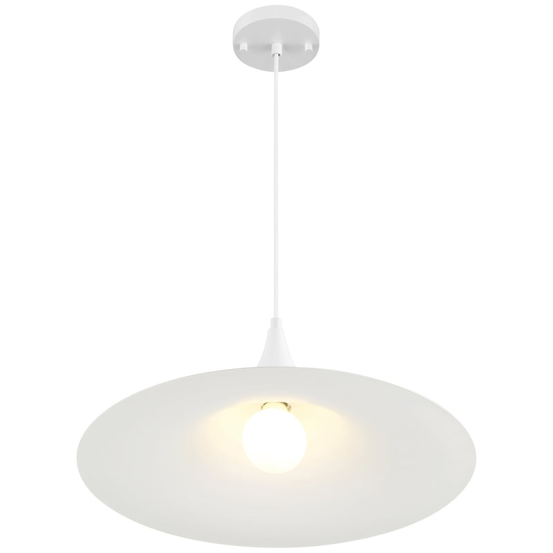 Costa Large LED Pendant in Matte White