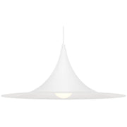 Costa Large LED Pendant in Matte White