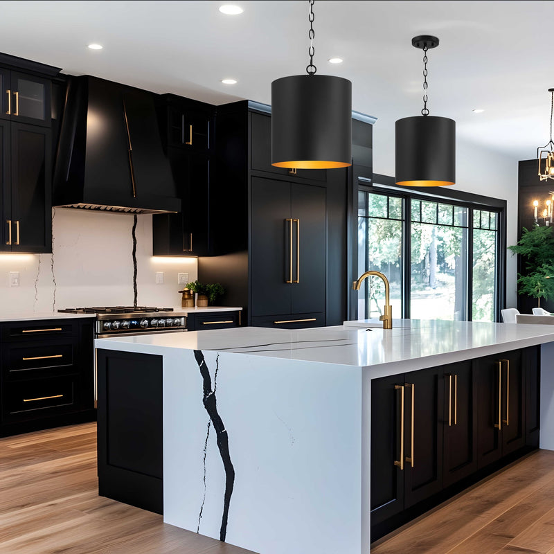 Knox Pendant in Matte Black