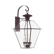 Westover 4-Light Extra Large Outdoor Wall Lantern in Bronze