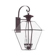 Westover 4-Light Extra Large Outdoor Wall Lantern in Bronze