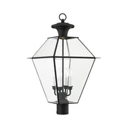 Westover 4-Light Extra Large Outdoor Post Light in Black