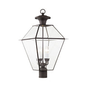Westover 4-Light Extra Large Outdoor Post Light in Bronze