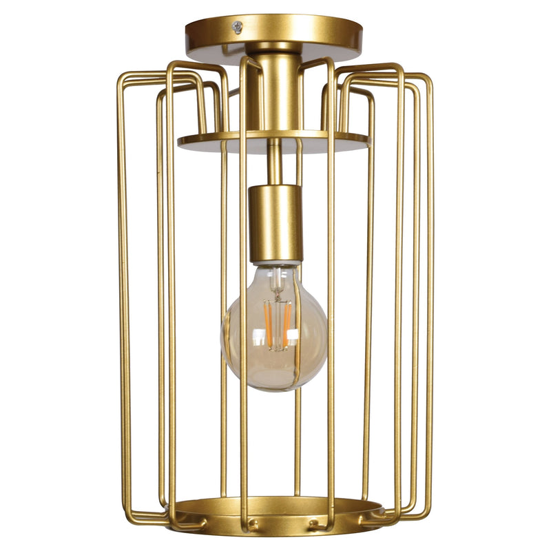 Wired LED Pendant in Gold