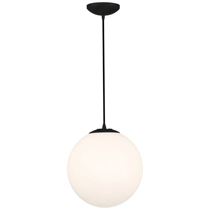 Pearl Large Pendant in Matte Black