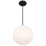 Pearl Large Pendant in Matte Black