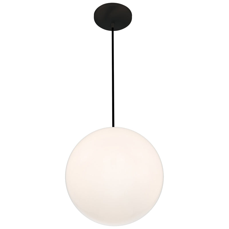 Pearl Large Pendant in Matte Black