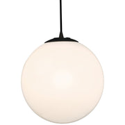 Pearl Large Pendant in Matte Black