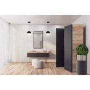 Coco LED Flush Mount in White W/antique Brushed Brass