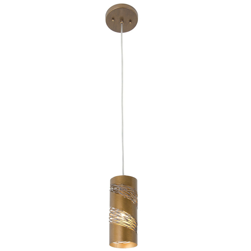 Flow 4" Mini Pendant in Hammered Ore