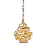 Flow 10" Rattan Pendant in Baguette/Natural Rattan