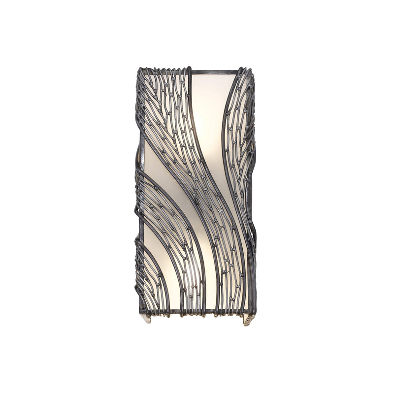 Flow 2-Light 14.5" Wall Sconce in Steel