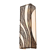 Flow 3-Light 20.25" Wall Sconce in Hammered Ore