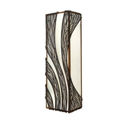 Flow 3-Light 20.25" Wall Sconce in Hammered Ore