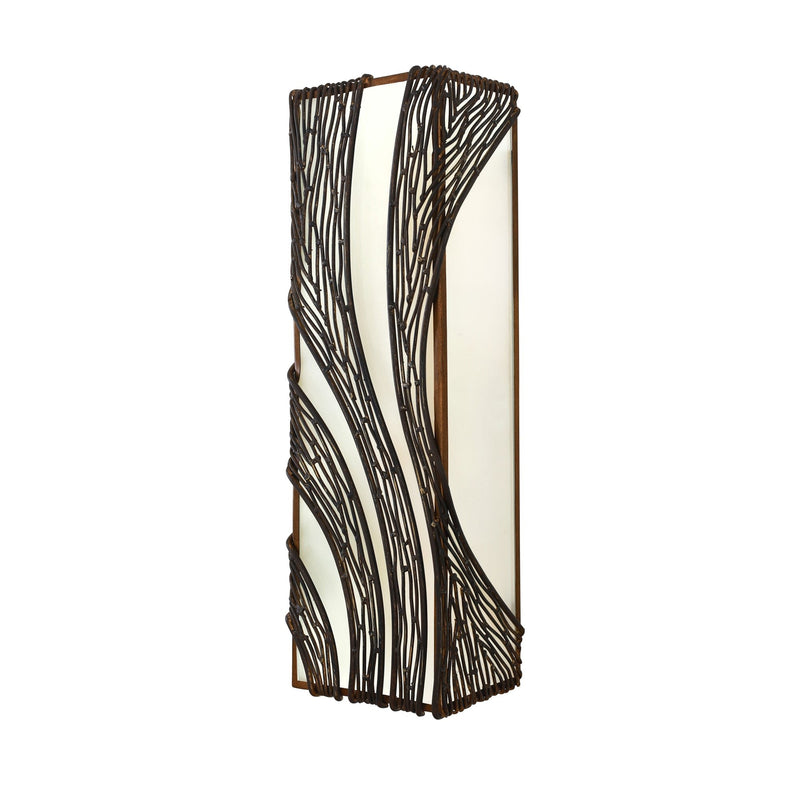 Flow 3-Light 20.25" Wall Sconce in Hammered Ore