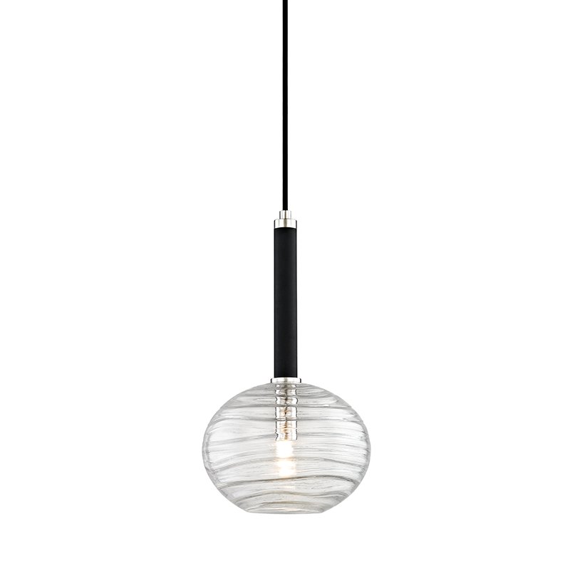 Breton Pendant in Polished Nickel