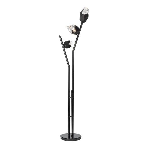 Chrysalis 3-Light 74.4" Torchiere Floor Lamp in Ink