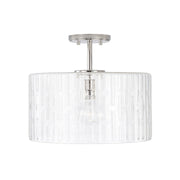Emerson Semi-Flush Mount in Polished Nickel