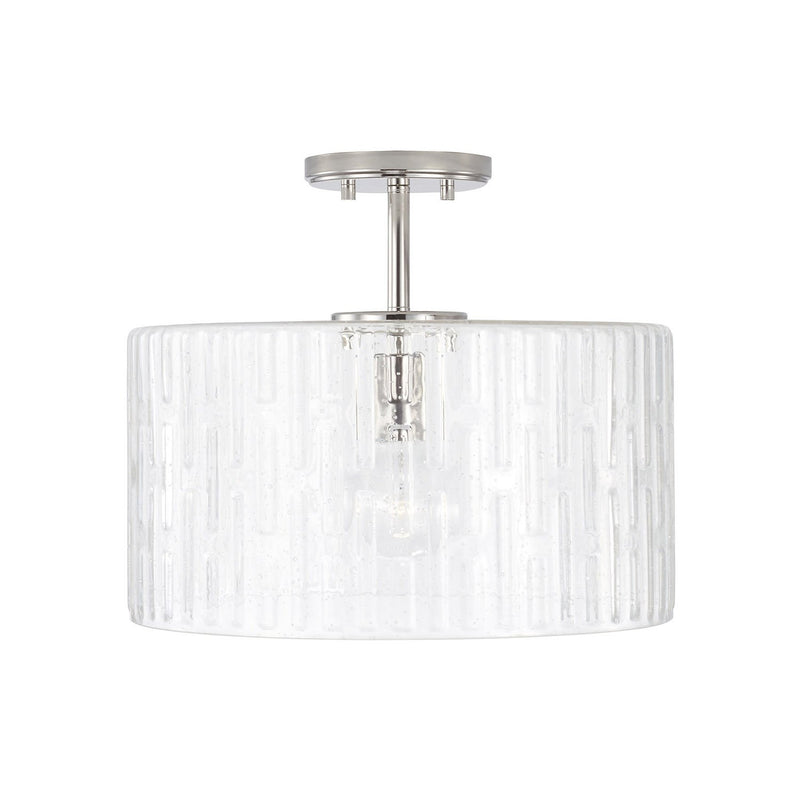 Emerson Semi-Flush Mount in Polished Nickel