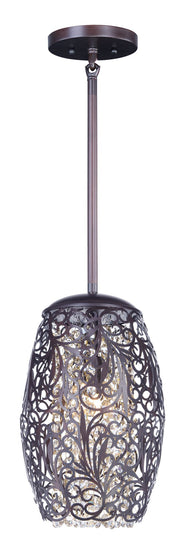 Arabesque 1 Light Mini Pendant in Oil Rubbed Bronze