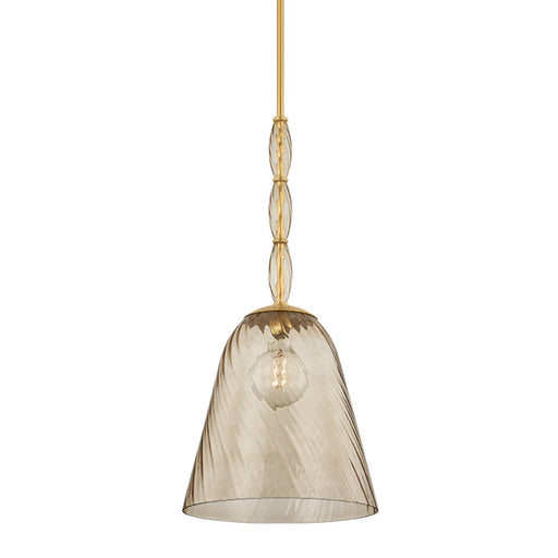 Bleecker 16" Pendant in Aged Brass