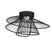 Zeta LED Flush Mount in Black