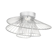 Zeta LED Flush Mount in Matte White