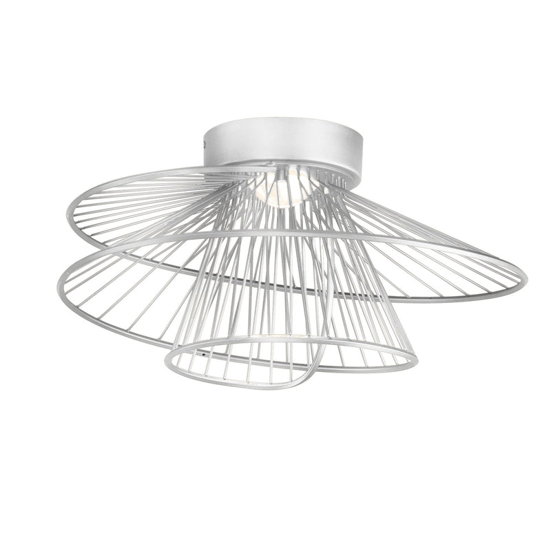 Zeta LED Flush Mount in Matte White