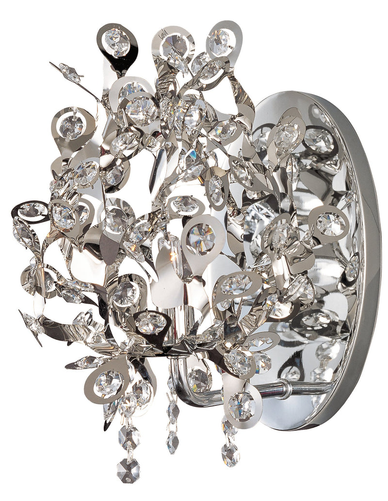 Comet 1 Light Wall Sconce in Polished Chrome