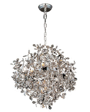 Comet 25" Crystal Pendant in Polished Chrome