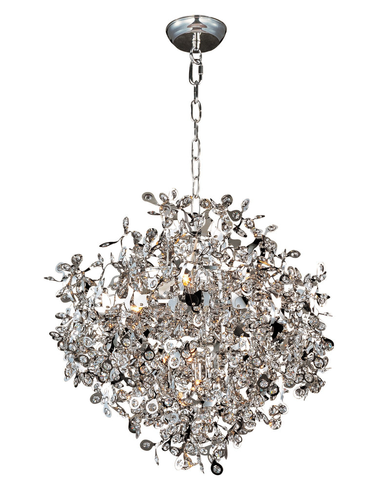 Comet 25" Crystal Pendant in Polished Chrome