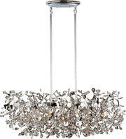Comet 7 Light Linear Pendant in Polished Chrome