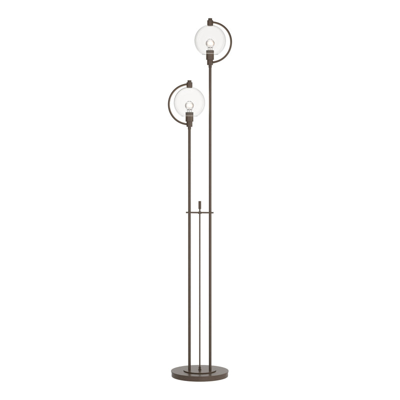 Pluto 2-Light 68" Floor Lamp in Bronze