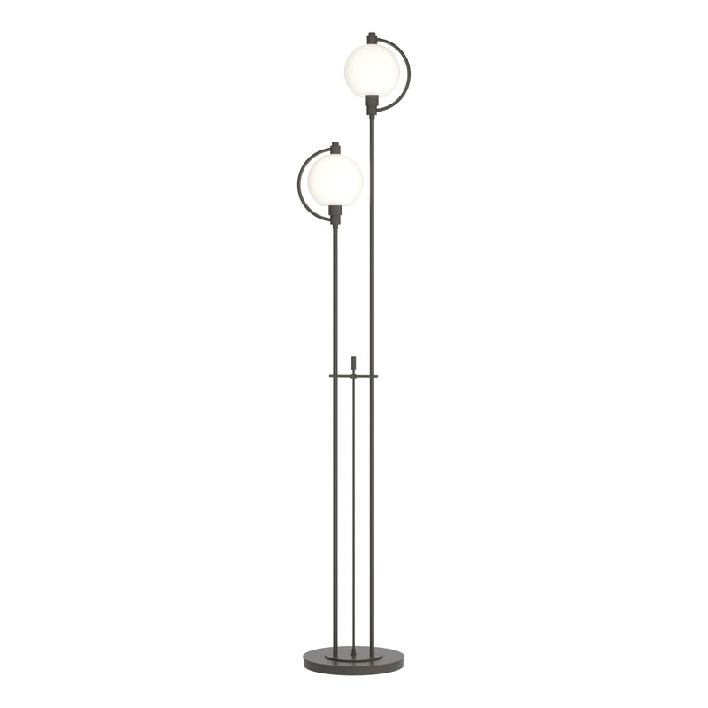 Pluto 2-Light 68" Floor Lamp in Dark Smoke